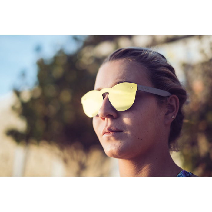 GAFAS DE SOL SUNPERS BIARRITZ FLAT & PC de color Dorado