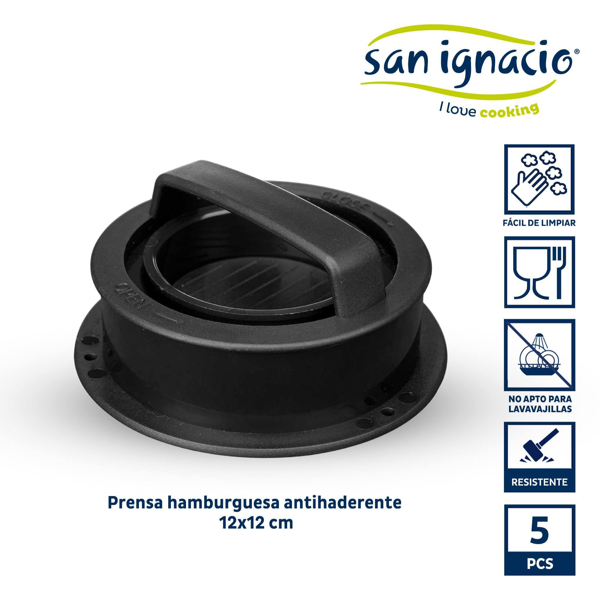 Prensa hamburguesa 3 en 1 pp antiadheren colección kinvara