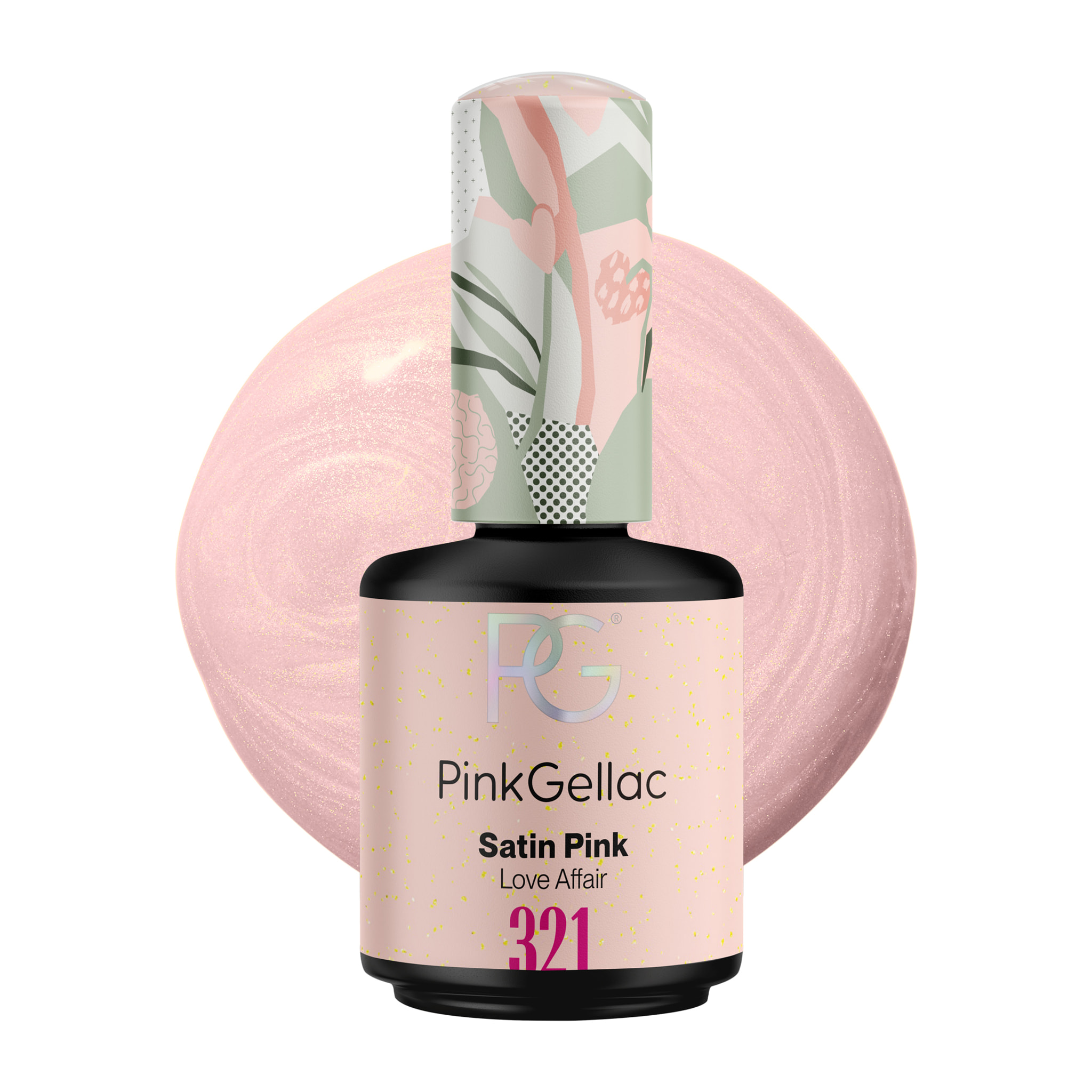 Vernis semi-permanent - 321 Satin Pink - 15 ml