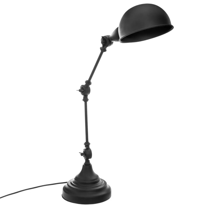 Lampe "Basalt" noire - métal H55 cm