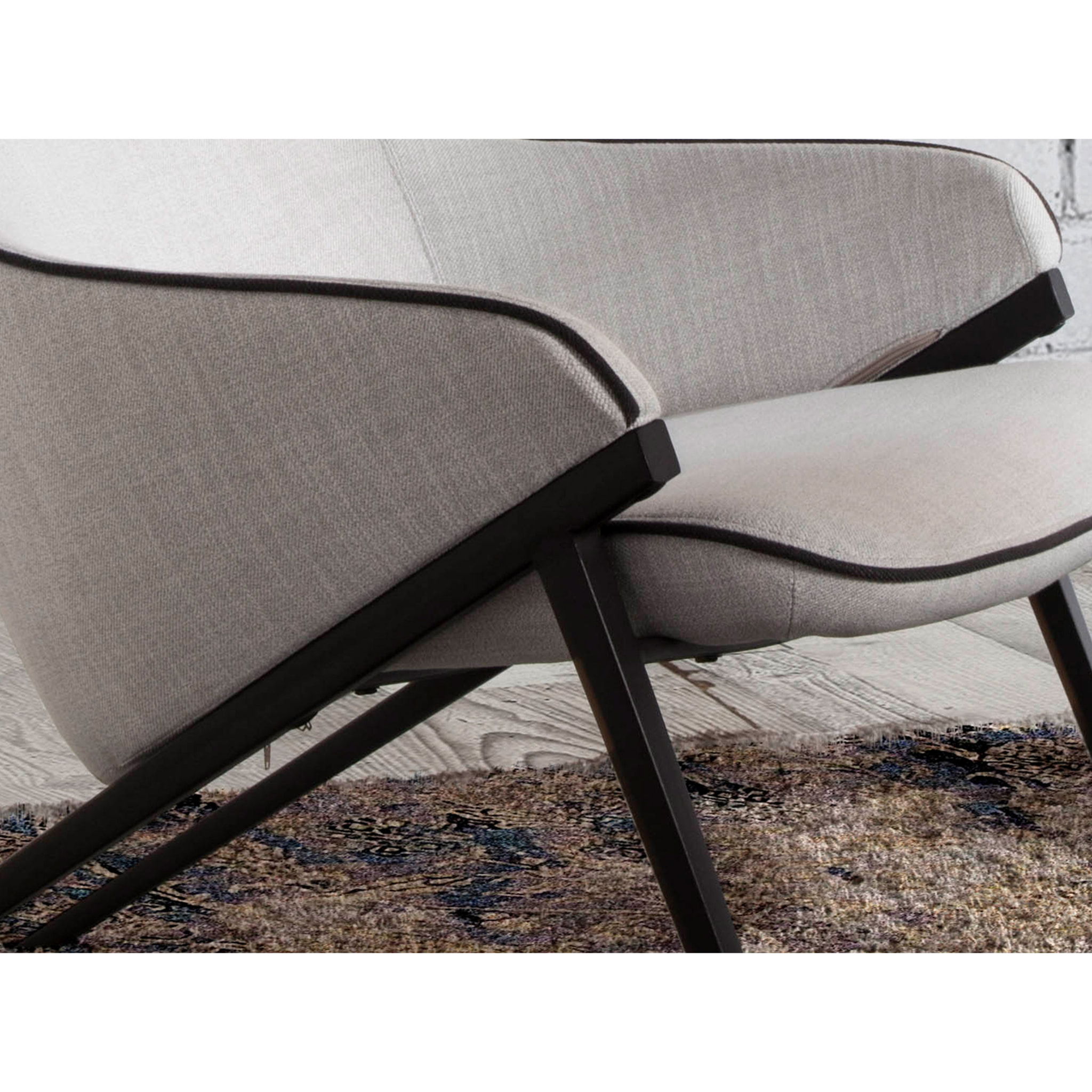 Sillón Angel Cerda de tela 70x90x102cm