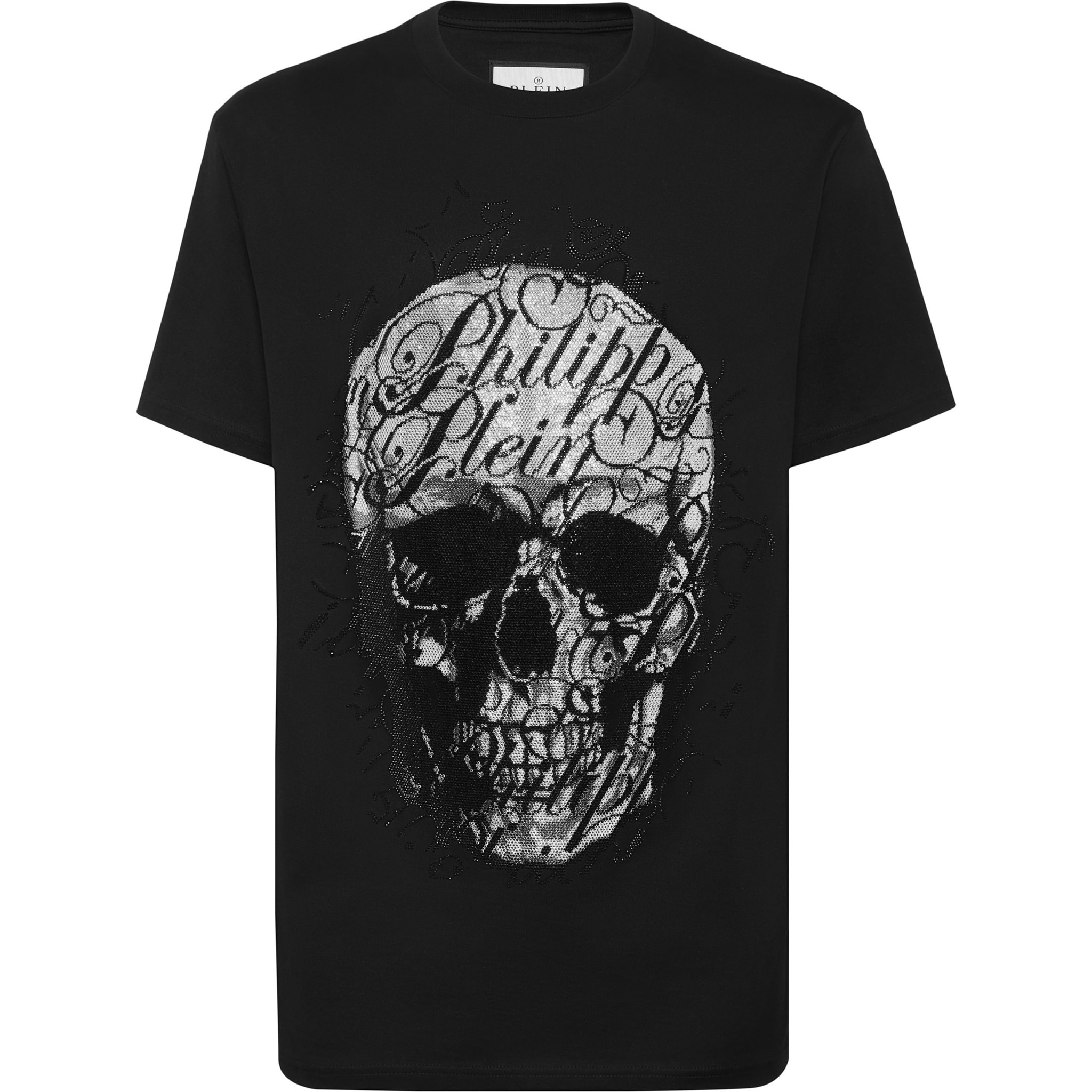 PHILIPP PLEIN T-Shirt Round Neck SKULL