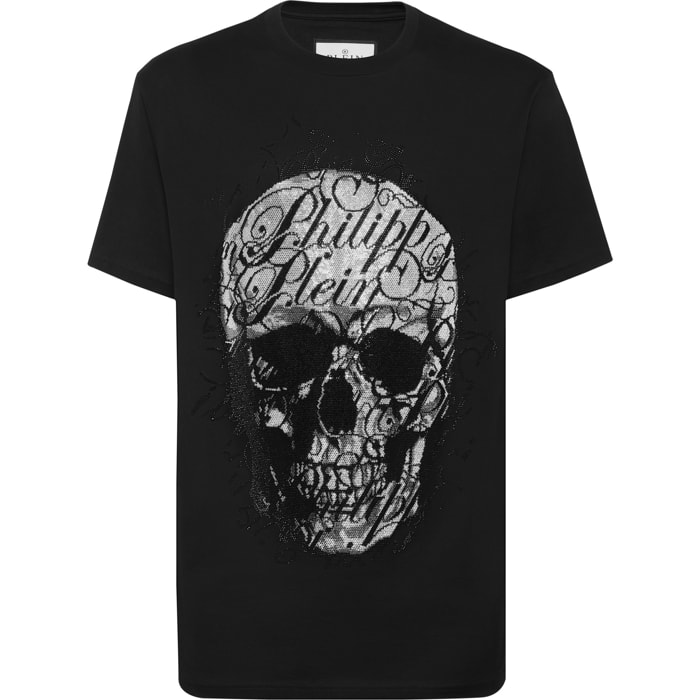 PHILIPP PLEIN T-Shirt Round Neck SKULL
