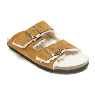 Ciabatta Mandèl Suede Marrone