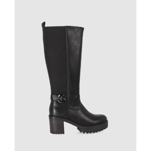 Botas - Negro - Tacón: 5 cm