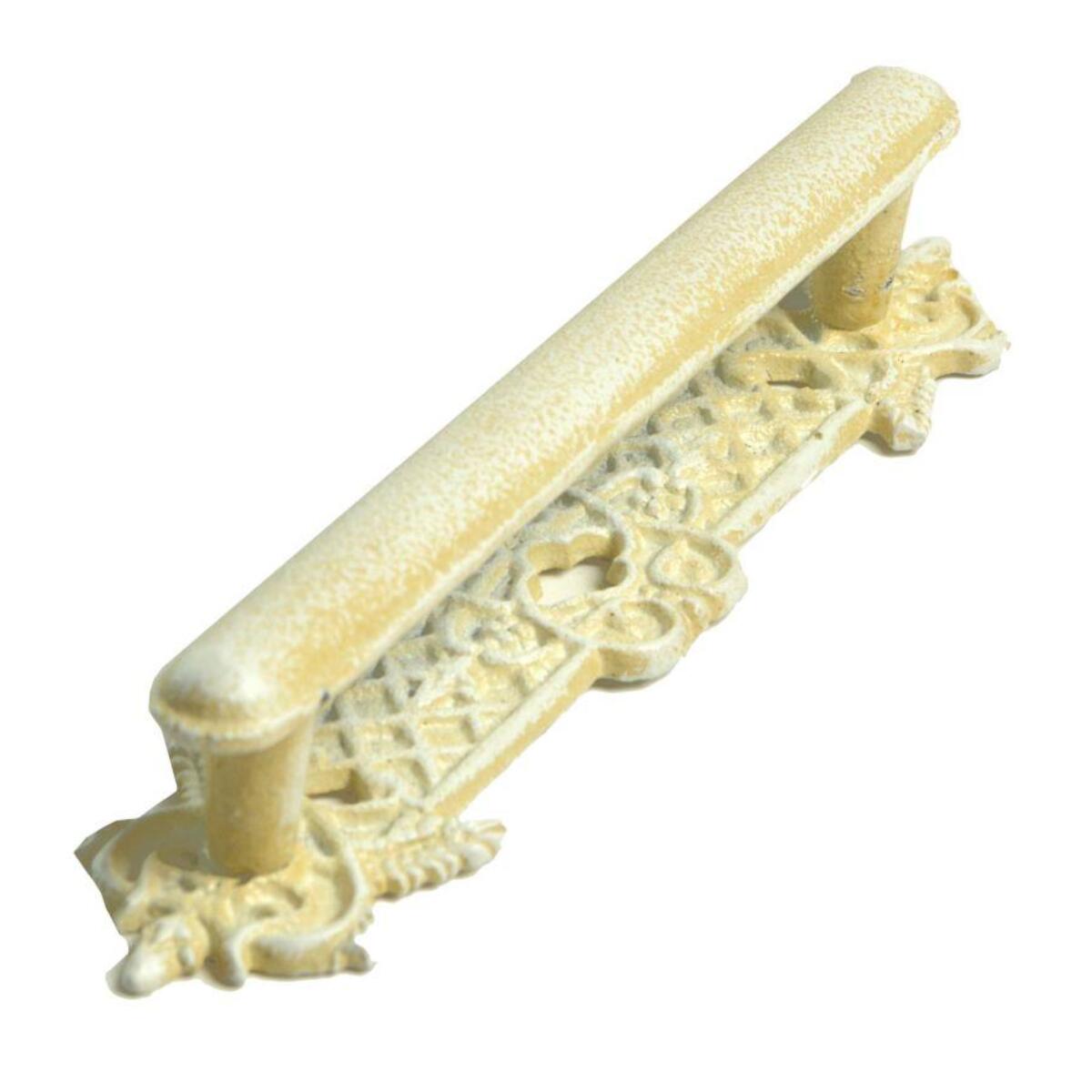 Maniglia in ghisa crema cm22x4,5h4.5