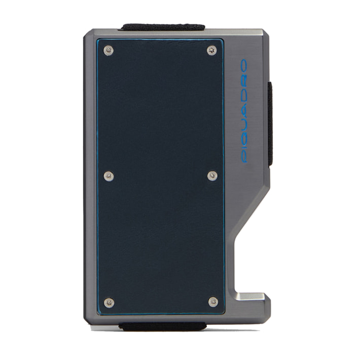 Piquadro Portacarte di credito MagSafe® con fascia elastica
