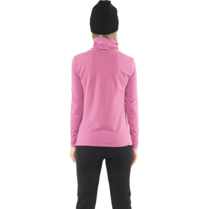 Camiseta de manga larga con cuello alto para mujer "Never Without"