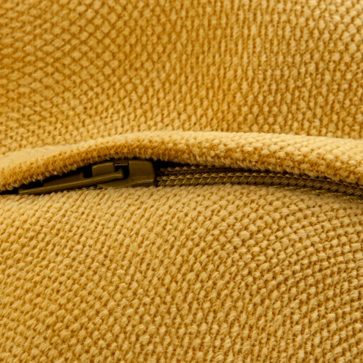 Coussin "LILOU" coton jaune 45x45cm
