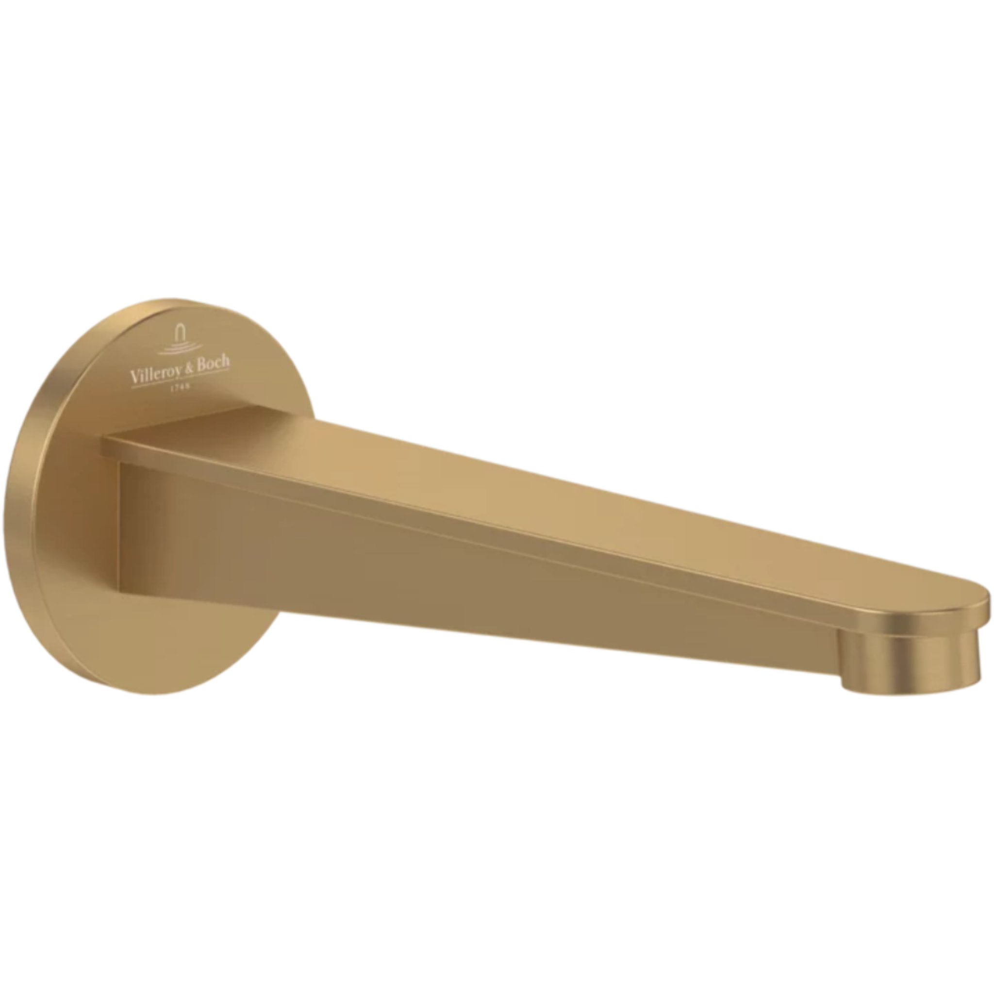 Bec de baignoire  Conum montage mural Brushed Gold