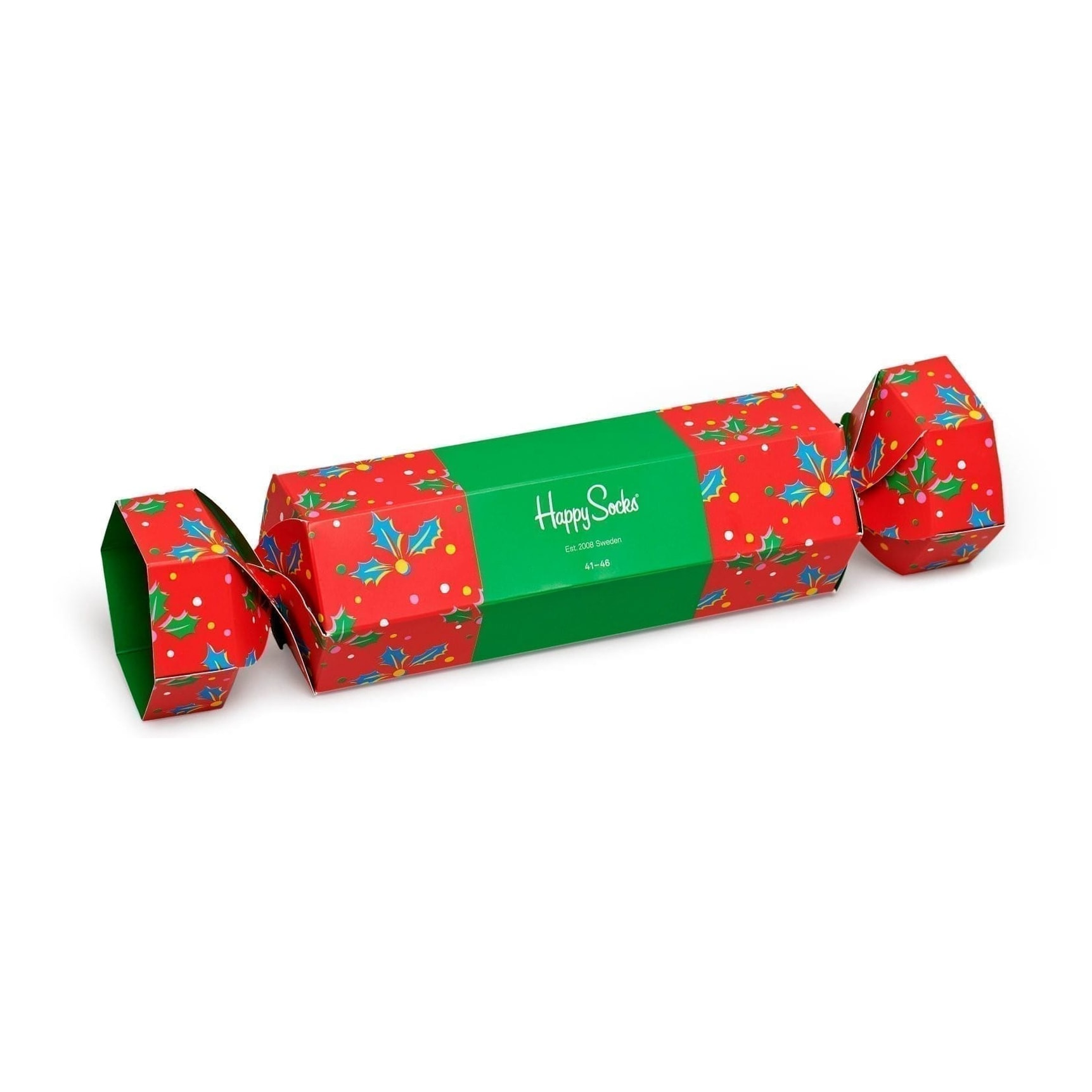 CALCETINES CHRISTMAS CRACKER HOLLY GIFT BOX