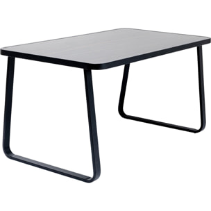 Table de jardin Santos 143x83cm noire Kare Design