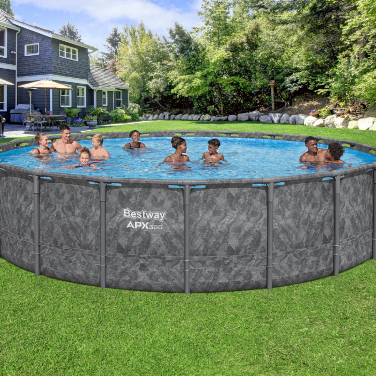Bestway Piscine hors sol - Ronde - APX 365 - 610 x 132 cm