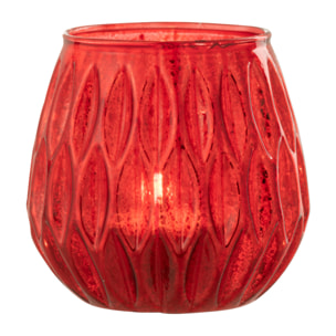 J-Line photophore Motifs - verre - rouge - small - 3 pcs