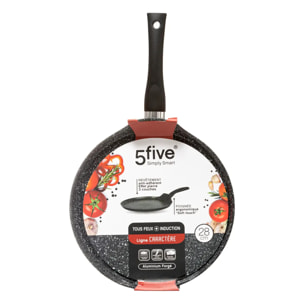Crêpière aluminium forgé "Caractère" 28cm