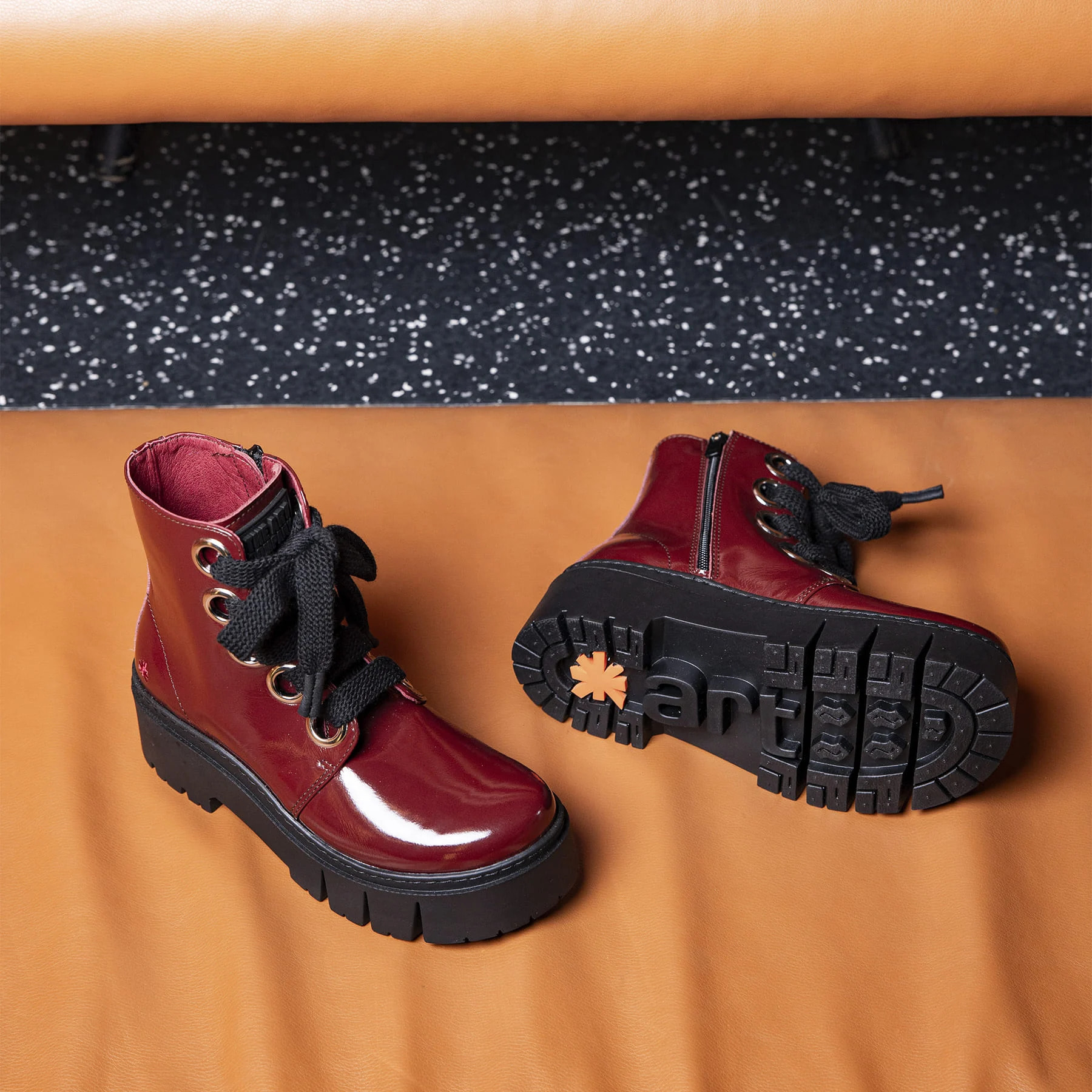 Botines 1799 NAPPA SHINNY PEPPERMINT/ LEEDS color Peppermint