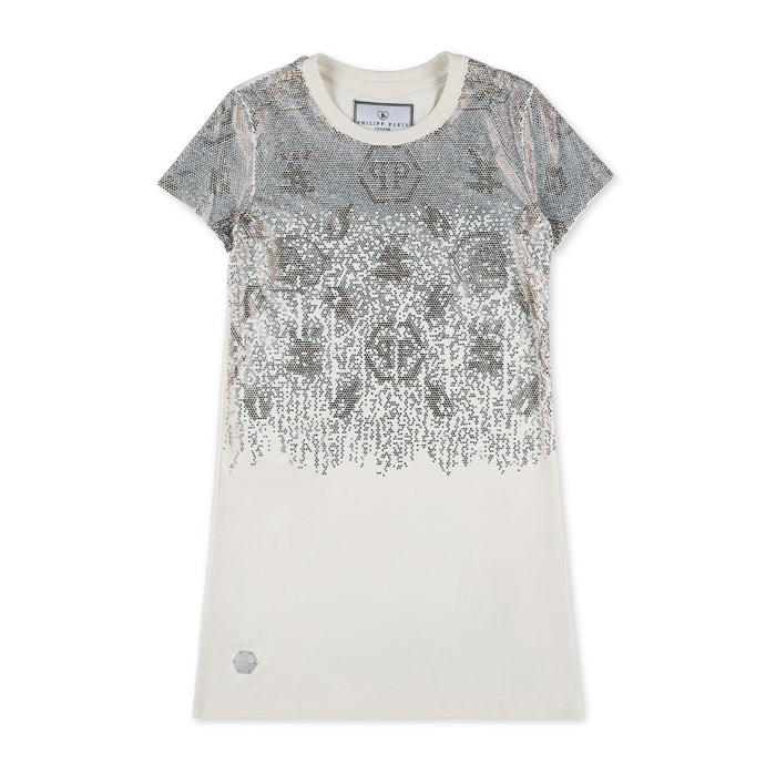PHILIPP PLEIN T-shirt Short Dresses Monogram