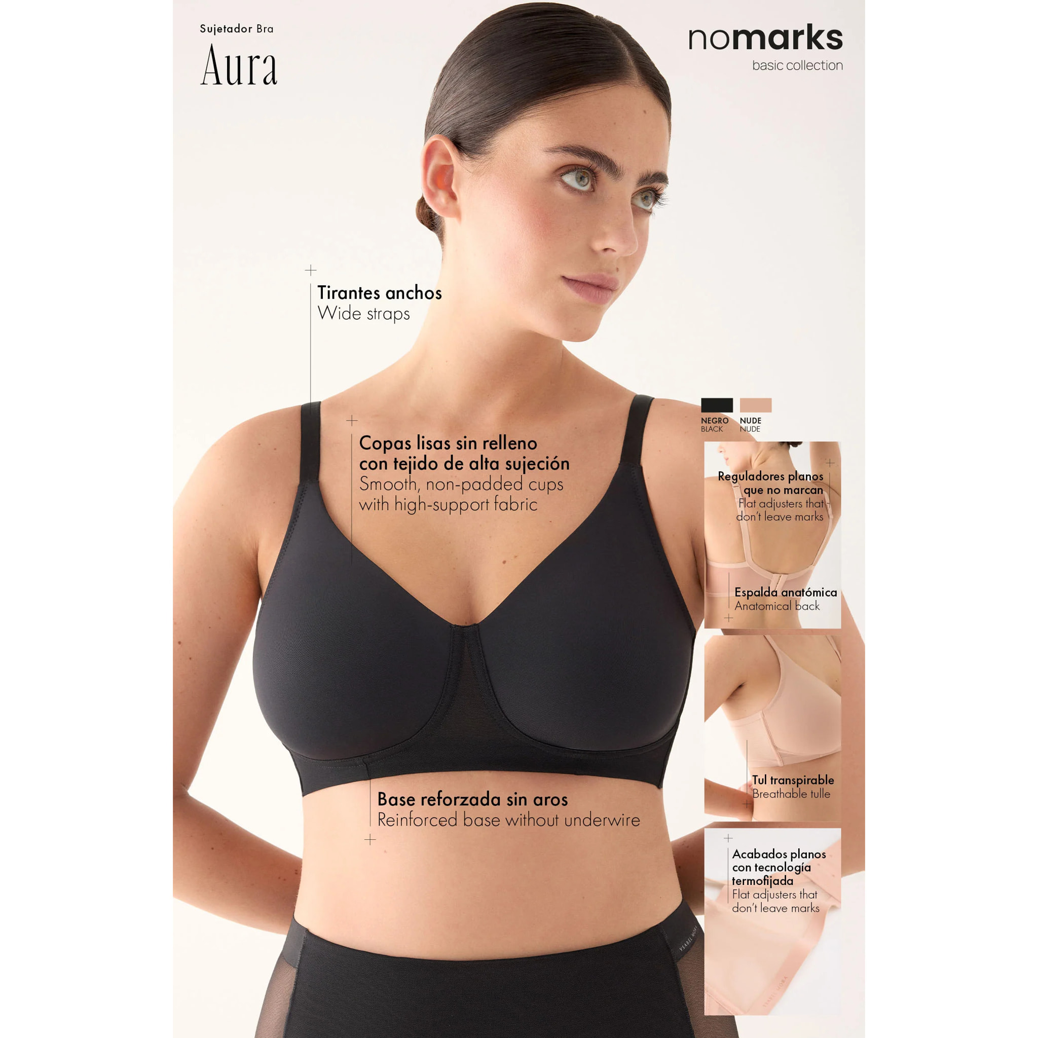 Reggiseno riducente Nero