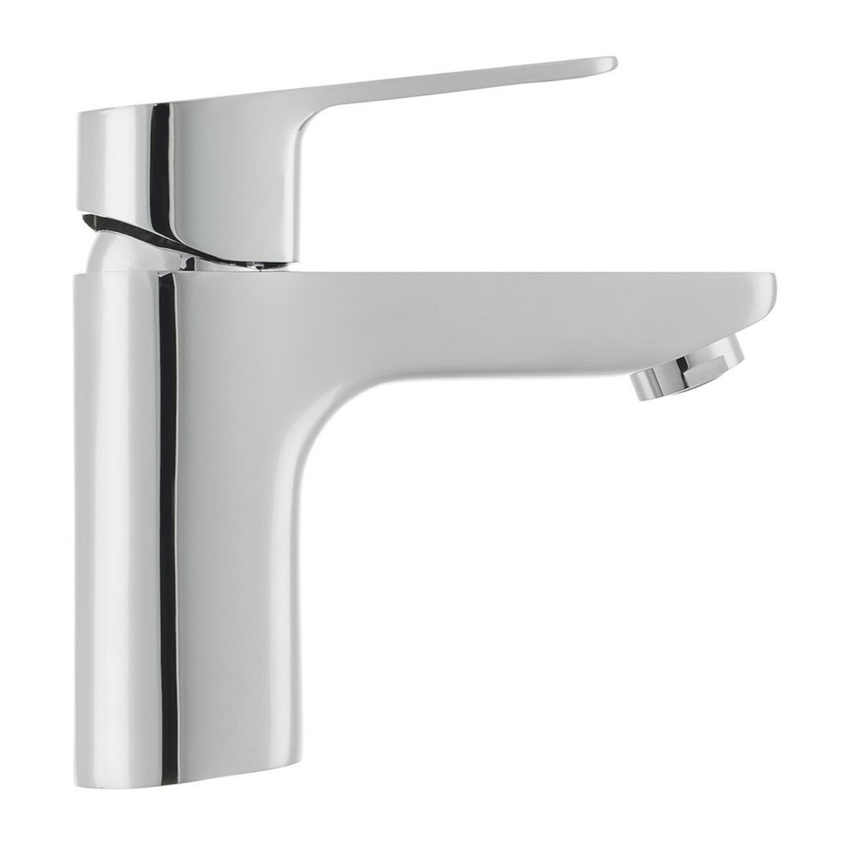 Optima Cube Way mitigeur de lavabo sur pied, sans vidage, chrome brillant (CU271)