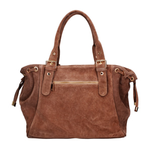 Borsa a mano da donna Made in Italy - Modello Celeste Plus - 100% pelle - 20.0 x 28.5 x 41.0 cm