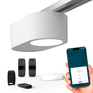 Motorisation porte de garage Serenia 700 io Connect - Pilotable à distance avec smartphone et assistants vocaux