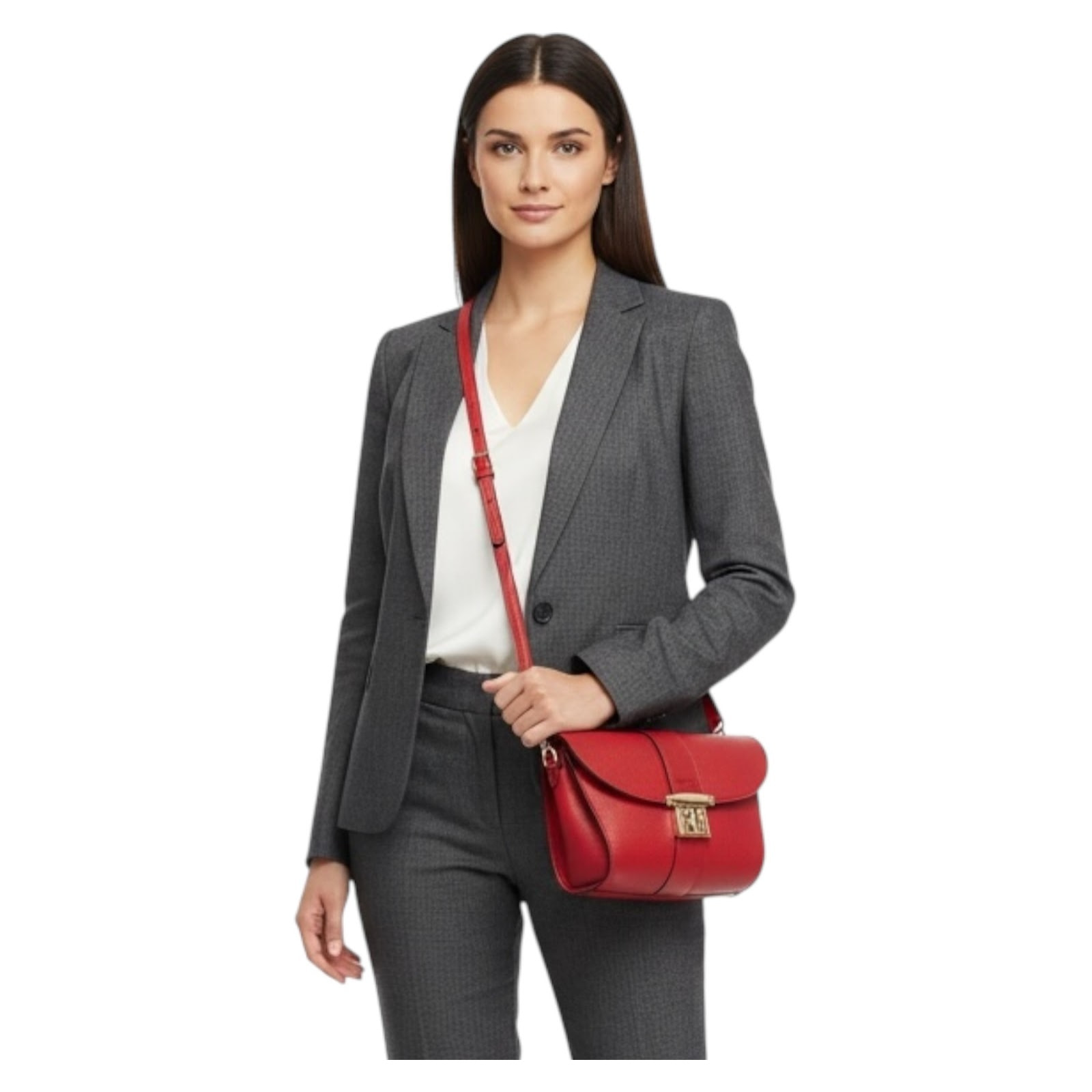 Bolso Cruzado Cheval Firenze Lea Rojo