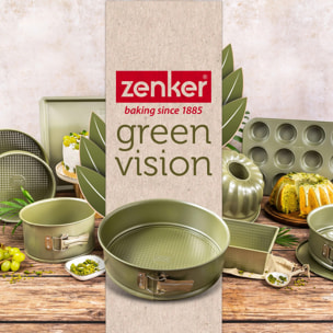 Lot de 2 moules à manqué 26/26 cm en acier Zenker Green Vision