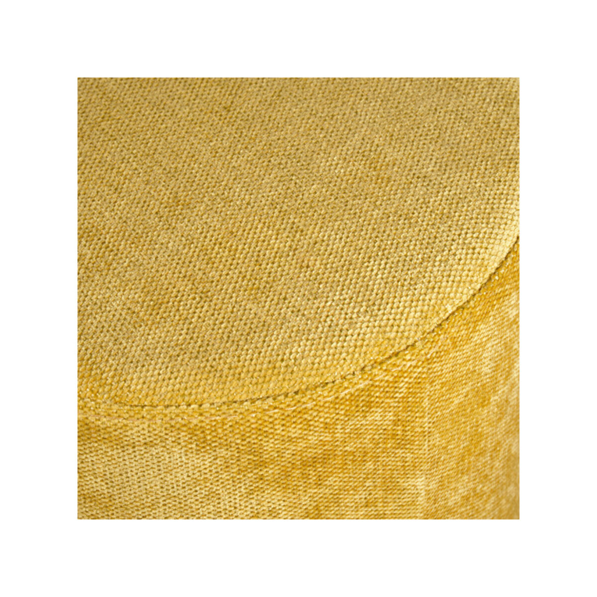 Pouf et repose pied 41 cm cylindrique tissu doux - 2 coloris - TUBE