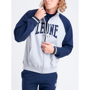 Chándal de hombre con cuello alzado y cremallera maxi con logo Athletic Stuff