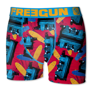 calzoncillo boxer freegun para niño skate