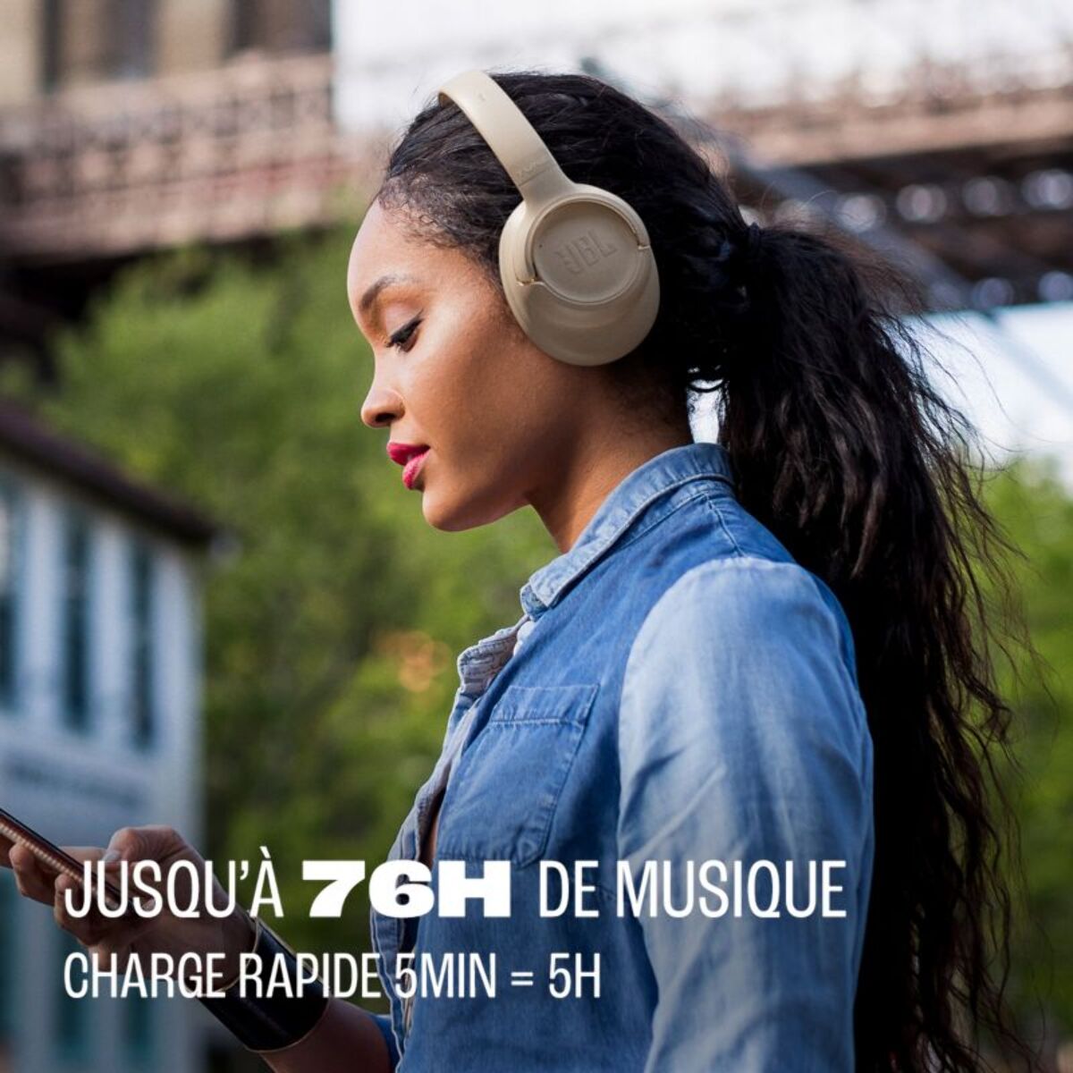 Casque JBL Tune 730BT Blanc