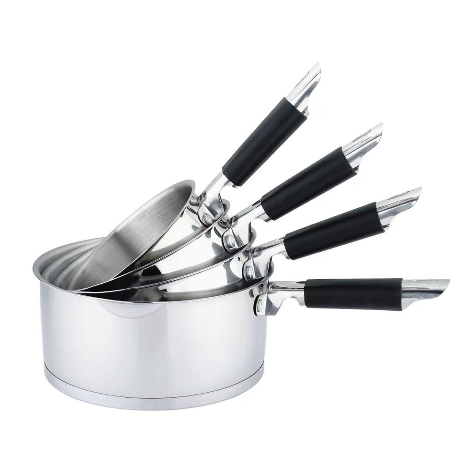 Set de 4 casseroles inox    induction