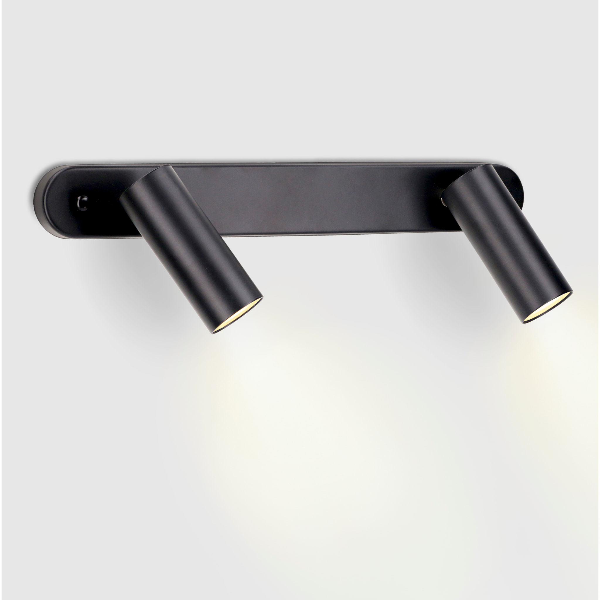 Forlight Focos LED Integrados 4000K para Iluminación Interior, Acabado Negro Prismatizado, Diseño Moderno y Eficiente, Serie Logos Double, Material Resistente Acero y Policarbonato