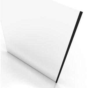 Paroi de Douche 140x200cm - Verre Trempé Transparent 8mm - Profilé Noir - FREEDOM 2 BLACK
