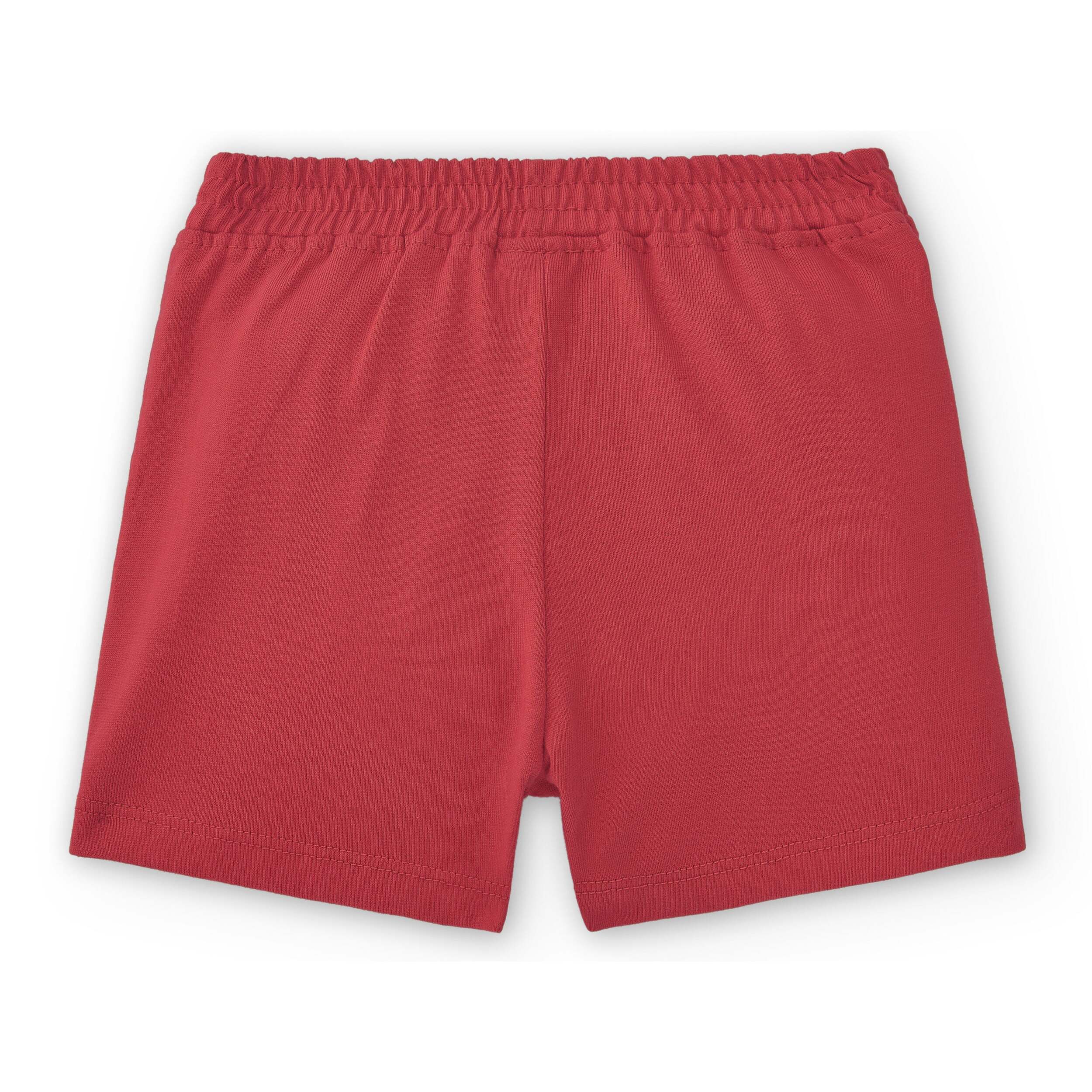 Short de bebé rojo