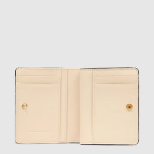 Piquadro Portafogli da in pelle con portamonete, porta carte di credito e protezione RFID