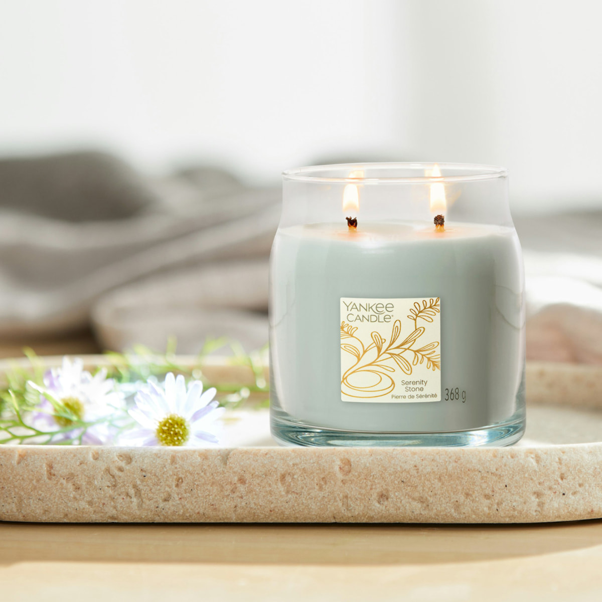 Candela Giara media signature serenity stone YankeeCandle
