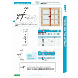 Sachet accessoires tringle de croisée BR TORBEL - 0560S10