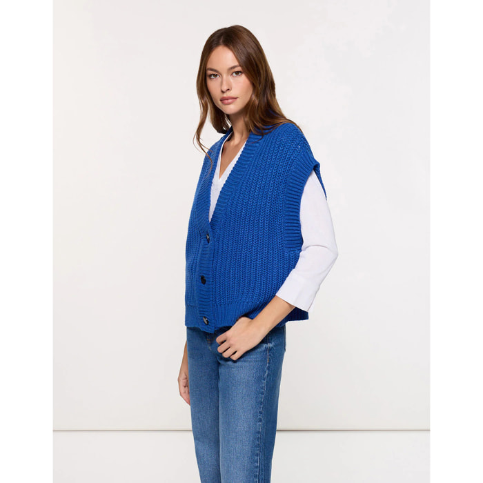 Chaleco de Punto Azul - Richy