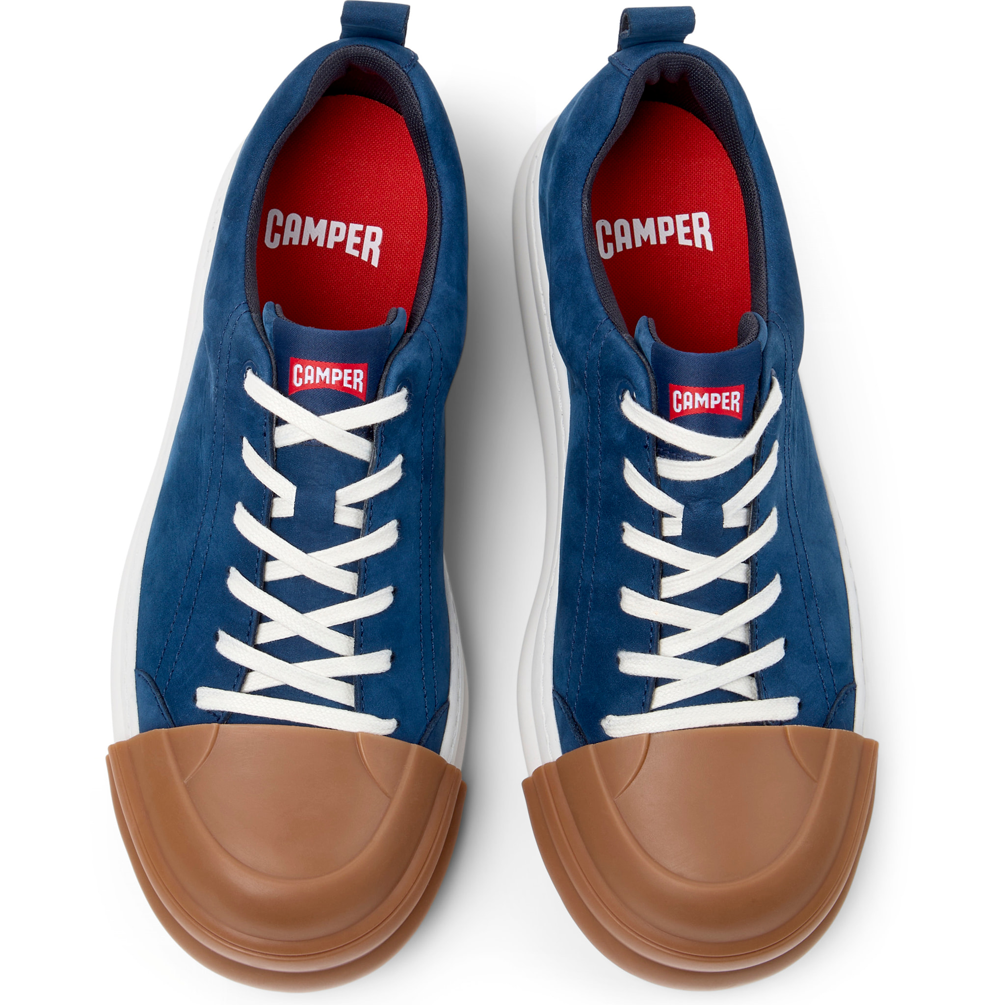 Sneakers - CAMPER Junction Runner - Blu - Nubuck