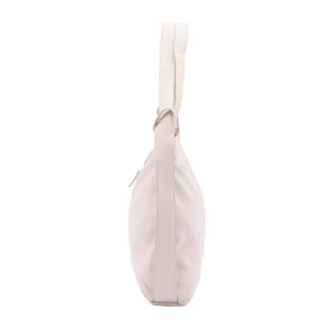 Borsa a spalla da donna - Modello False - Ecopelle e poliestere - 40.0 x 33.0 x 11.0 cm