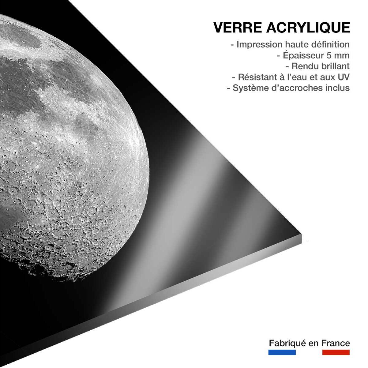 Tableau paysage La lune Tableau plexiglas