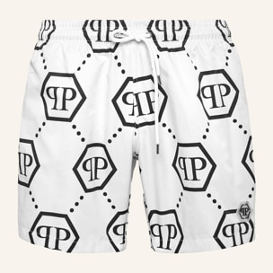PHILIPP PLEIN Swim Trunks MONOGRAM