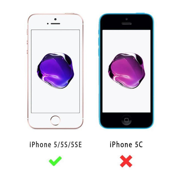 Coque iPhone 5S/5 - ULTRA TRANSPARENTE SILICONE SOUPLE - Coque Original - Housse Etui pour iPhone 5/5s/iPhone S