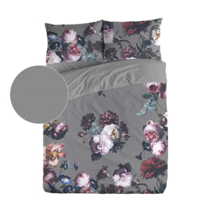 Housse de couette mao gris