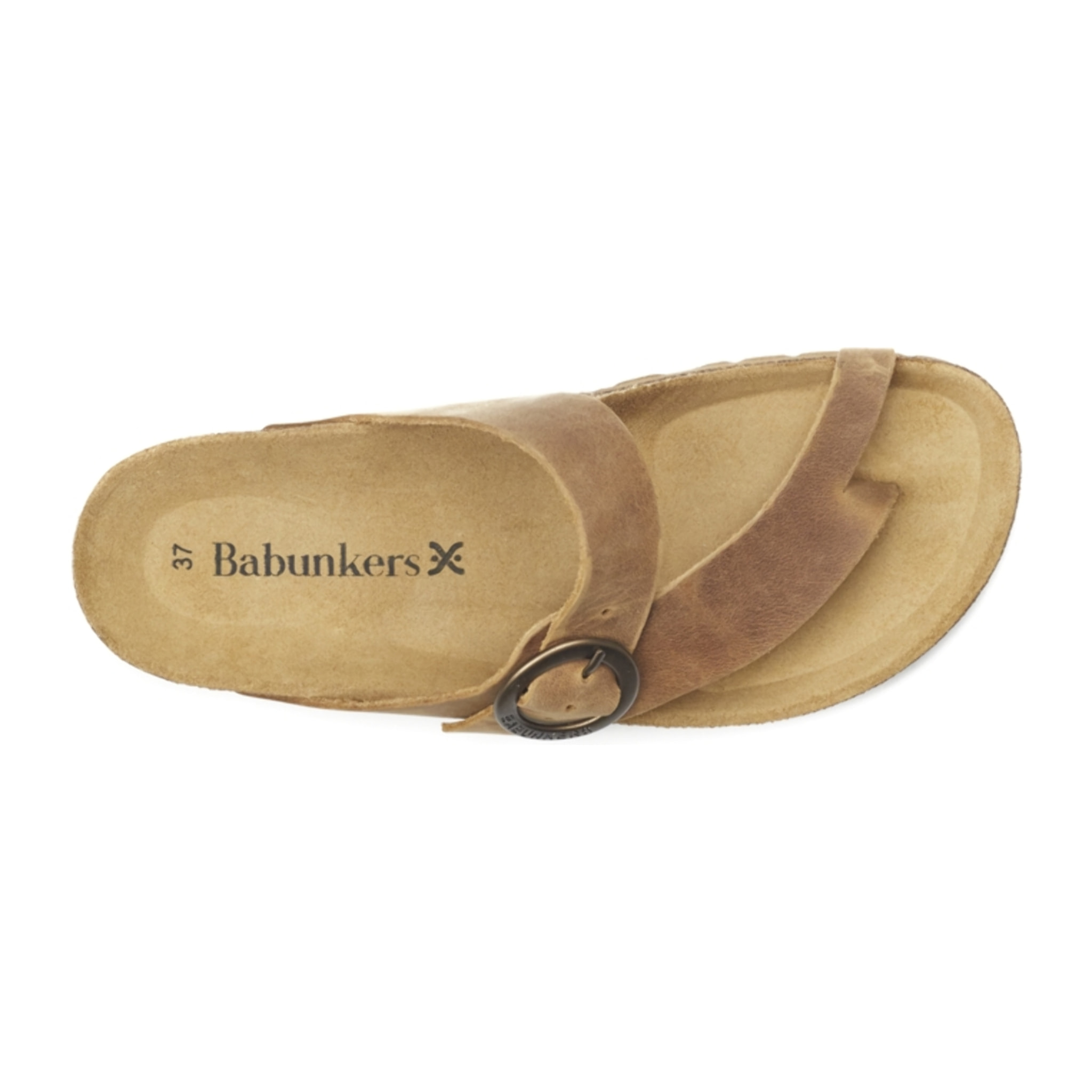 SANDALIA VALENCIA BABUNKERS MARRON