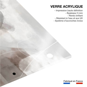 Tableau abstrait et soft line n°2 Tableau plexiglas
