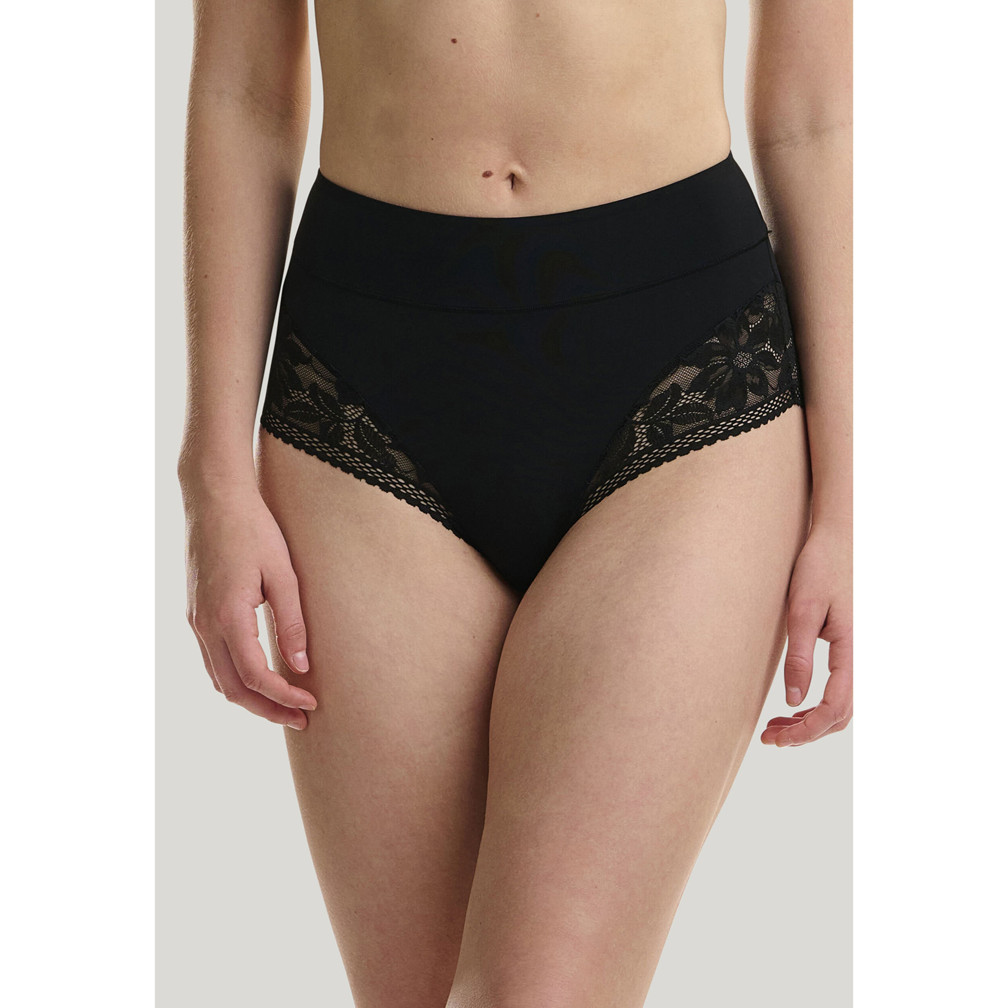Slip Lace High Waist Brief
