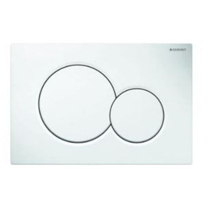 Plaque de commande Sigma01GEBERIT Blanc - 115.770.11.5