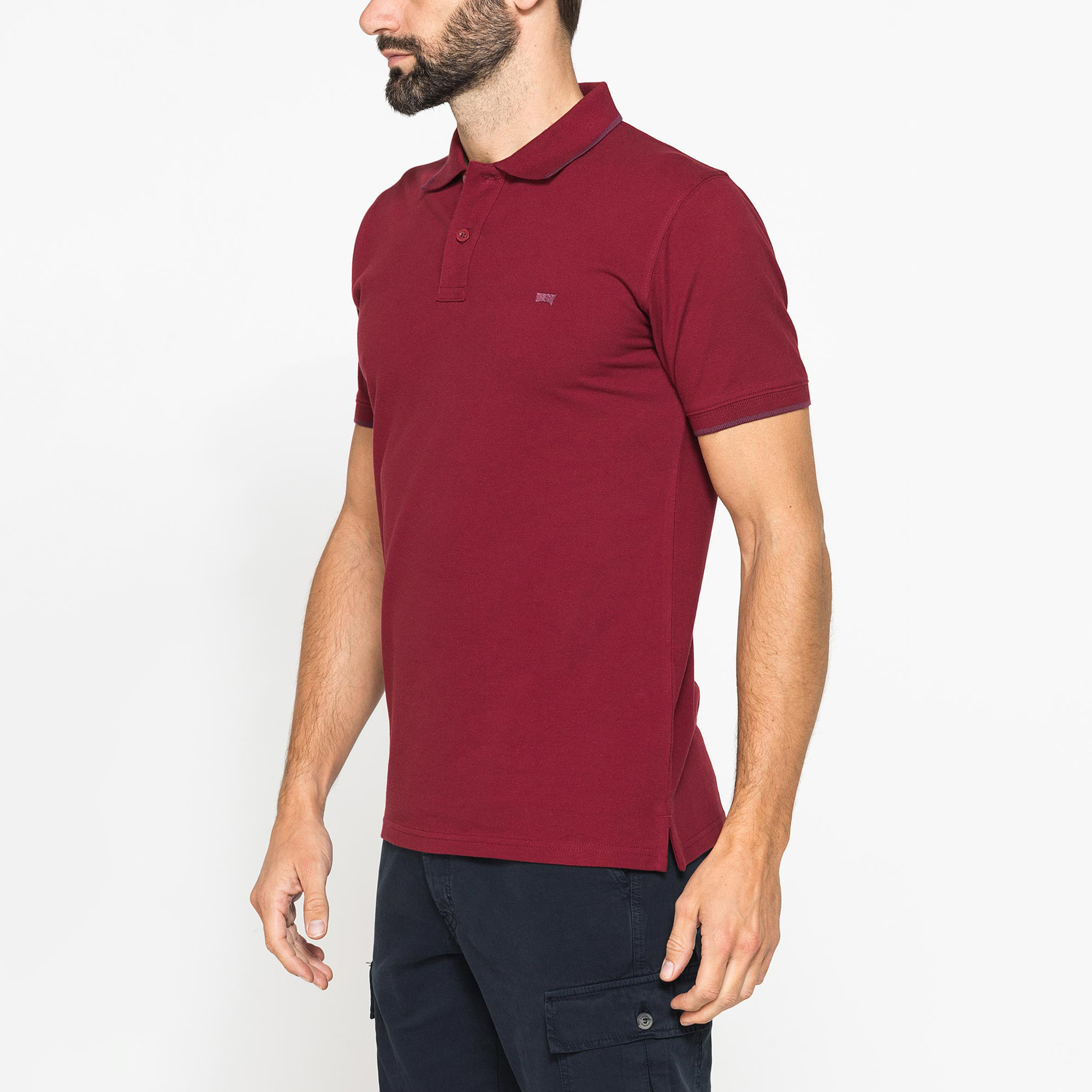 POLO A MANICA CORTA IN PIQUET DI COTONE